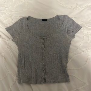 brandy melville gray t-shirt